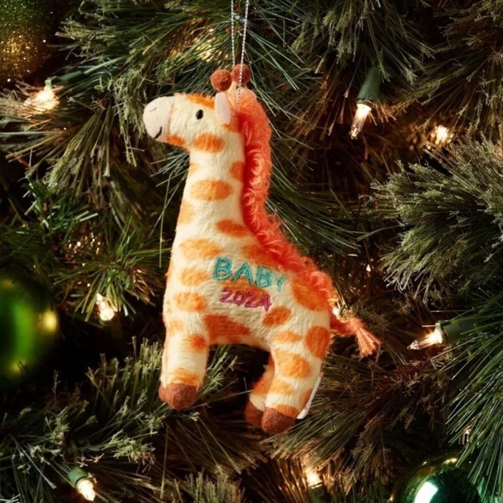 Target 2024 Baby’s First Christmas Giraffe Tree Ornament Wondershop keepsake